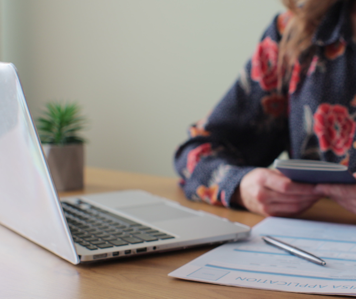 Business team discussing work visa strategy